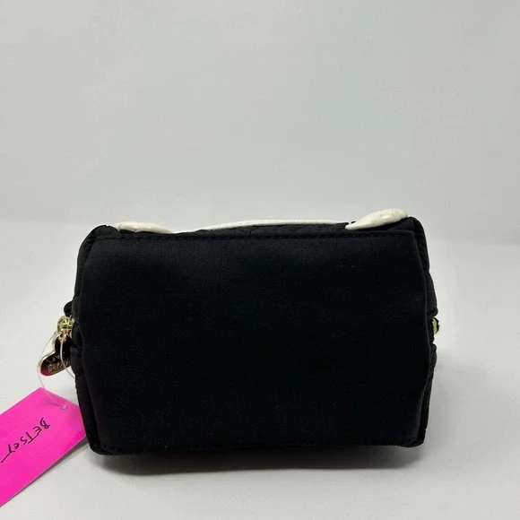 Betsey Johnson Pink Hedgehog Kitsch Cosmetic Pencil Travel Bag New with Tag - Picture 12 of 16